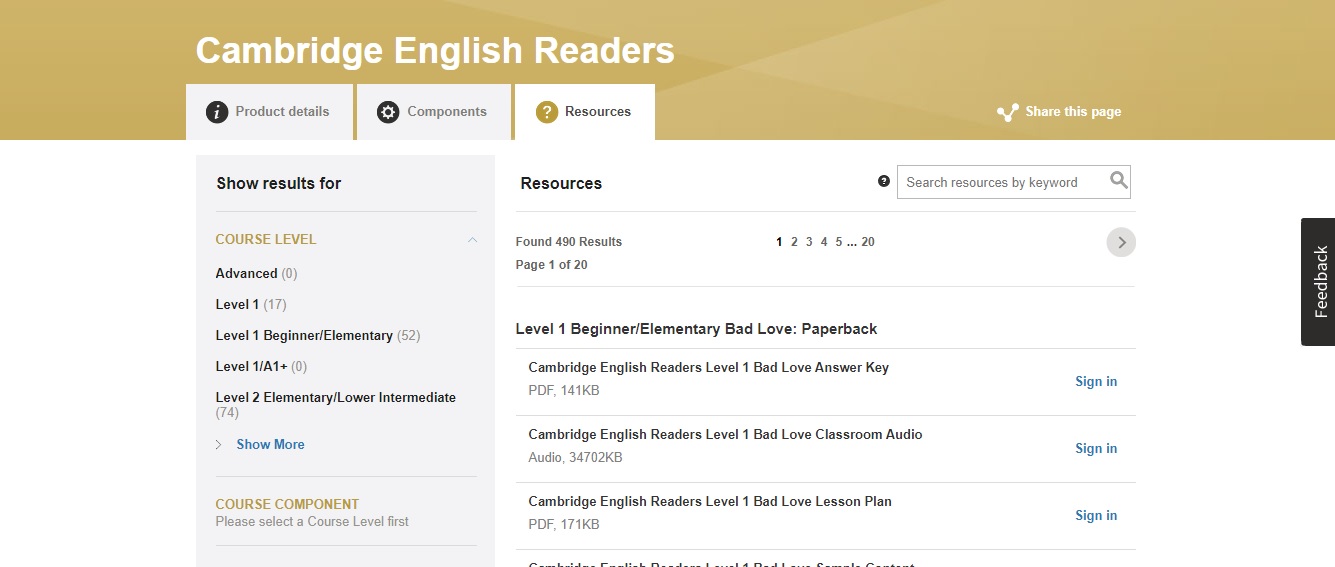 Cambridge English Readers